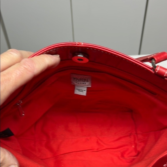 Vintage Wilson Leather Bag Red - Picture 3 of 16